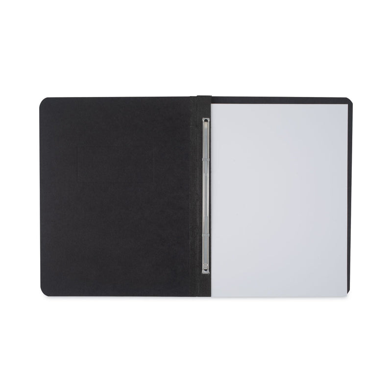 ACCO Pressboard Report Cover with Tyvek Reinforced Hinge, Two-Piece Prong Fastener, 3" Capacity, 8.5 x 11, Black/Black