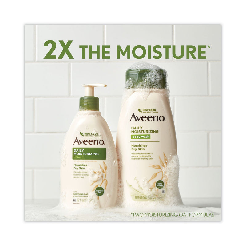 Aveeno Daily Moisturizing Lotion, 12 oz Pump Bottle