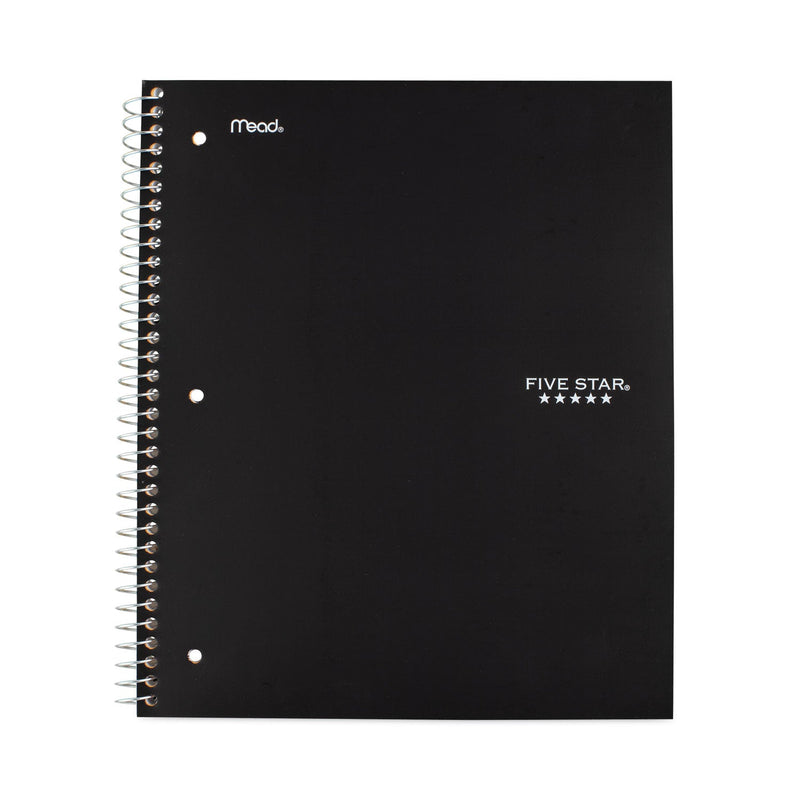 Five Star Wirebound Notebook, 1 Subject, Wide/Legal Rule, Randomly Assorted Covers, 10.5 x 8, 100 Sheets, 6/Pack