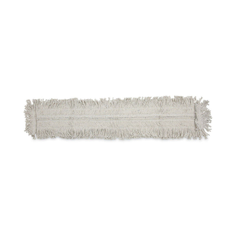 Boardwalk Mop Head, Dust, Disposable, Cotton/Synthetic Fibers, 48 x 5, White