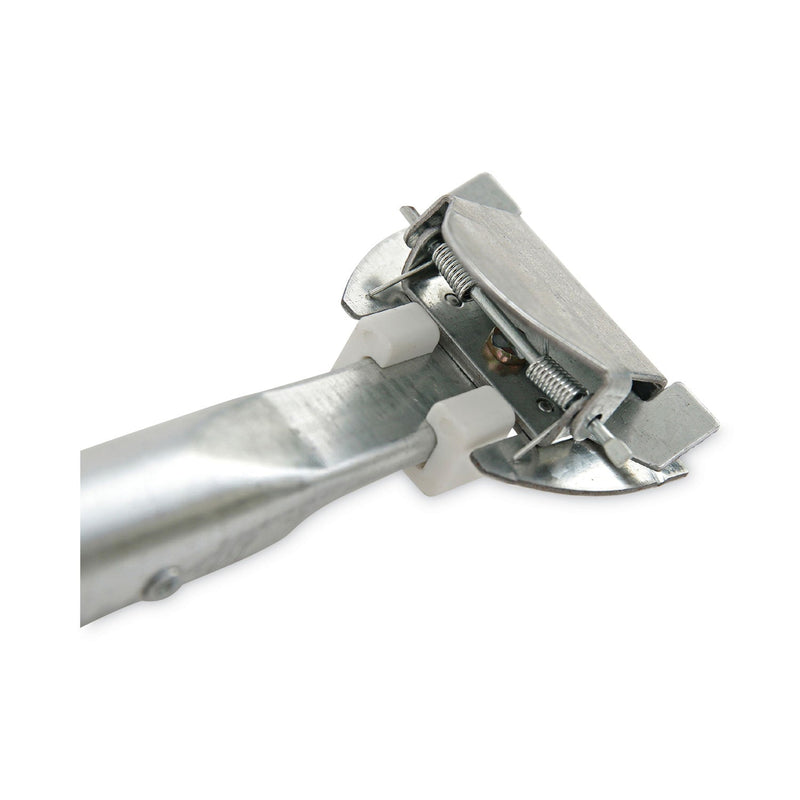 Boardwalk Clip-On Dust Mop Handle, Lacquered Wood, Swivel Head, 1" dia x 60", Natural