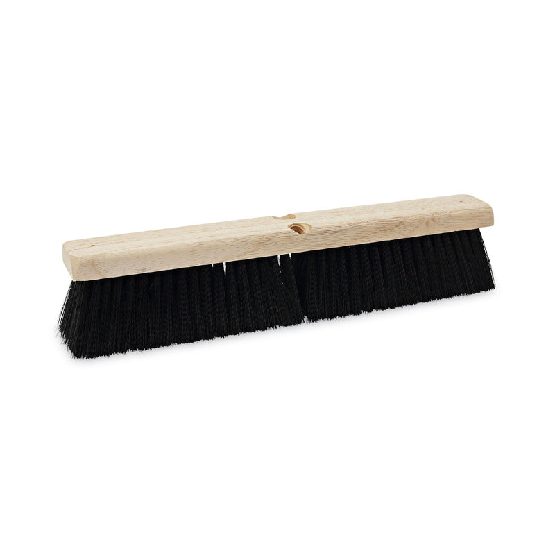 Boardwalk Floor Brush Head, 3" Black Medium Weight Polypropylene Bristles, 18" Brush