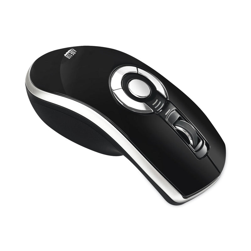 Adesso Air Mouse Elite Wireless Presenter Mouse, 2.4 GHz Frequency/100 ft Wireless Range, Left/Right Hand Use, Black