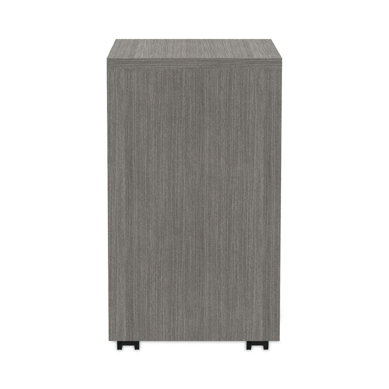 Alera Valencia Series Mobile Pedestal File, Left/Right, 3-Drawer: Box/Box/File, Legal/Letter, Gray, 15.88 x 20.5 x 28.39