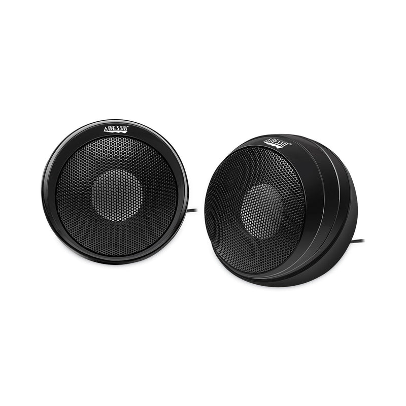 Adesso Xtream S4 Desktop Speakers, Black