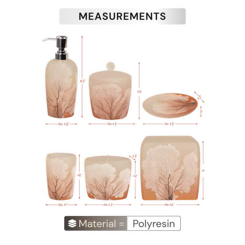 Bathroom Accessory Set – Elegant Silver Bath Decor Kit | Modern Vanity Essentials