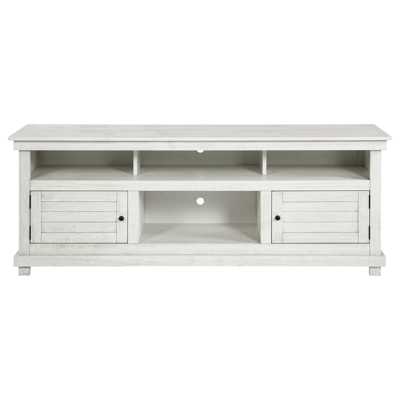 Payne 70-inch TV Stand Media Console Distressed White