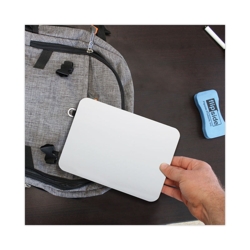Flipside Dry Erase Board, 9 x 6, White, 24/Pack