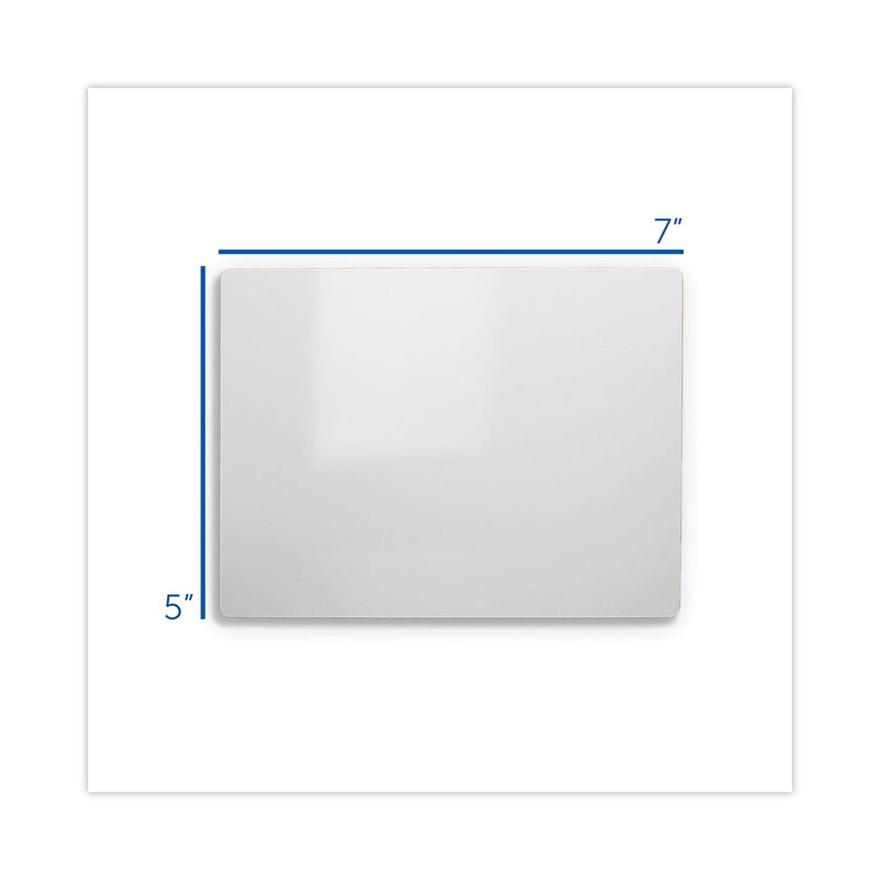 Flipside Dry Erase Board, 9 x 7, White, 12/Pack