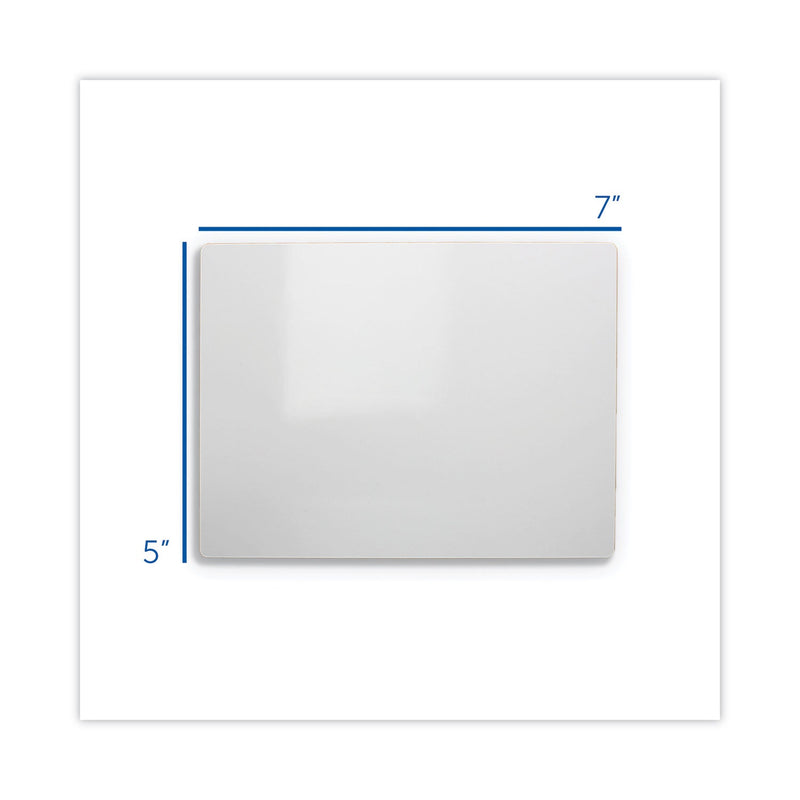 Flipside Dry Erase Board, 7 x 5, White, 12/Pack