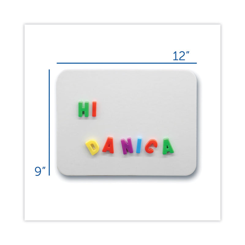 Flipside Magnetic Dry Erase Board, 12 x 9, White