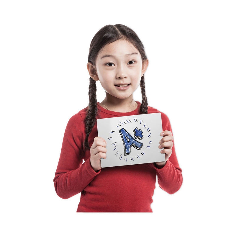 Flipside Two-Sided Dry Erase Board, 7 x 5, White Front and Back, 24/Pack