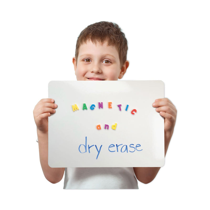 Flipside Magnetic Dry Erase Board, 12 x 9, White