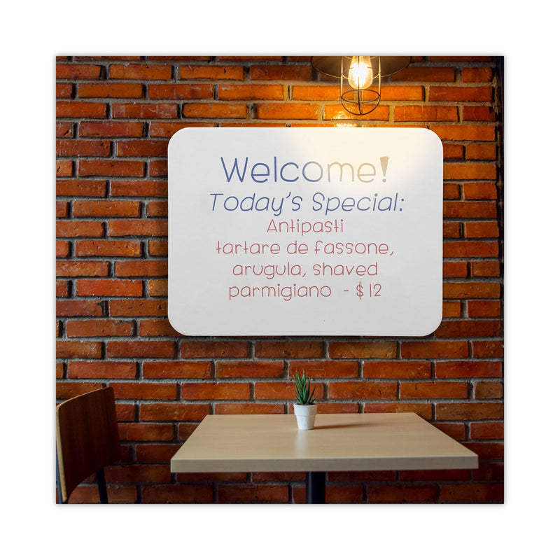 Flipside Magnetic Dry Erase Board, 36 x 24, White
