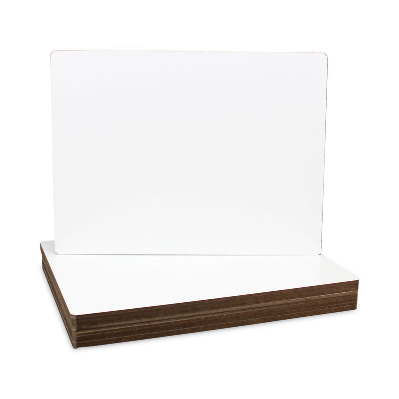 Flipside Dry Erase Board, 12 x 9, White, 12/Pack