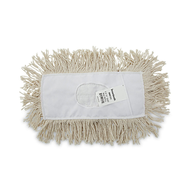 Boardwalk Mop Head, Dust, Cotton, 12 x 5, White