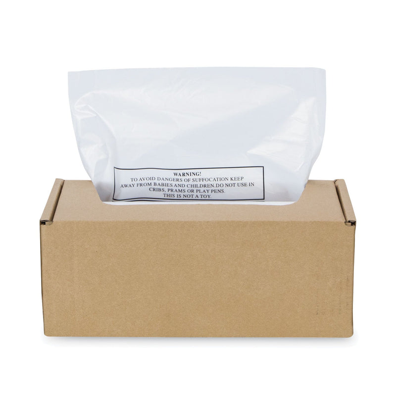 Fellowes Shredder Waste Bags, 16 to 20 gal Capacity, 50/Carton