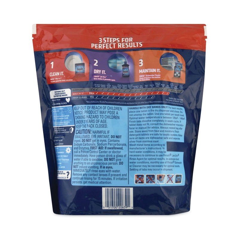 FINISH Powerball Classic Dishwasher Tabs, Fresh Scent, 36/Pack