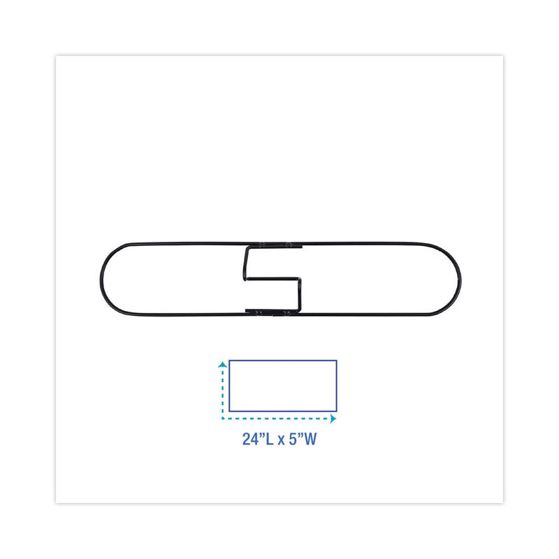 Boardwalk Clip-On Dust Mop Frame, 24w x 5d, Zinc Plated