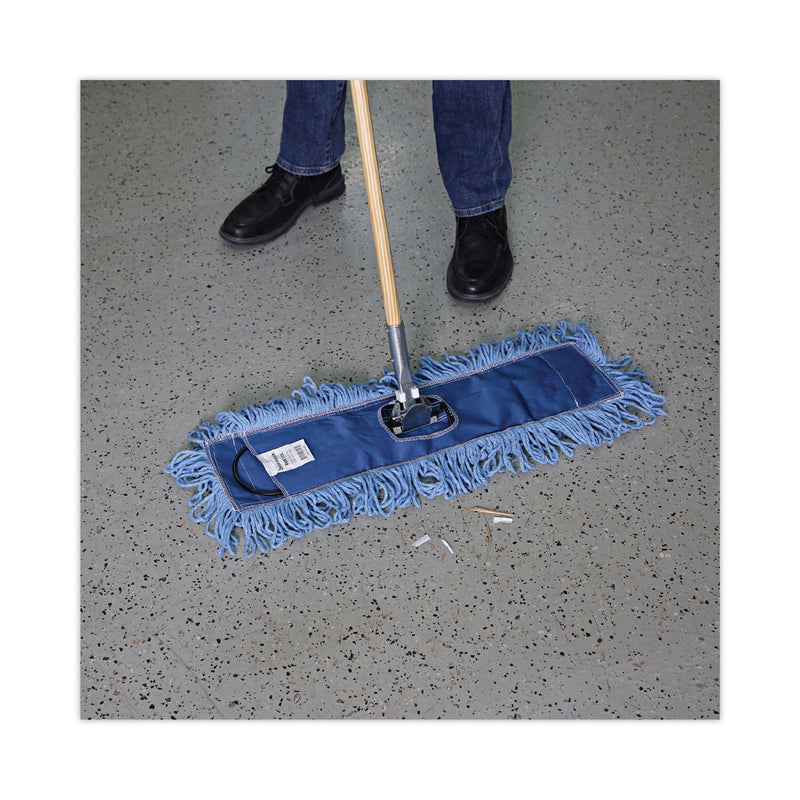 Boardwalk Clip-On Dust Mop Frame, 24w x 5d, Zinc Plated