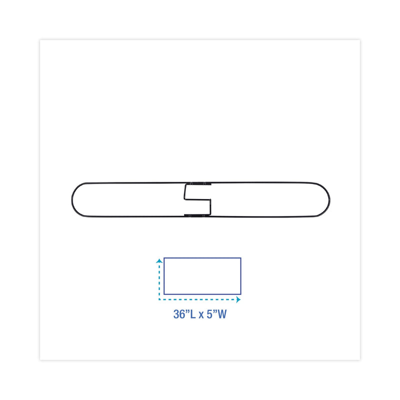 Boardwalk Clip-On Dust Mop Frame, 36w x 5d, Zinc Plated