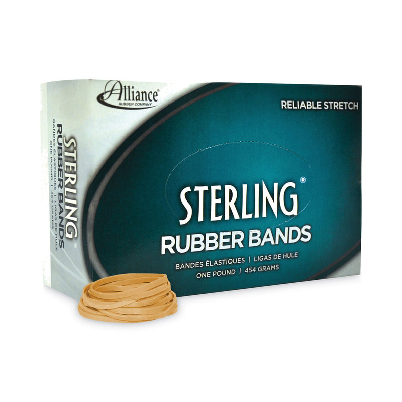 Alliance Sterling Rubber Bands, Size 31, 0.03" Gauge, Crepe, 1 lb Box, 1,200/Box