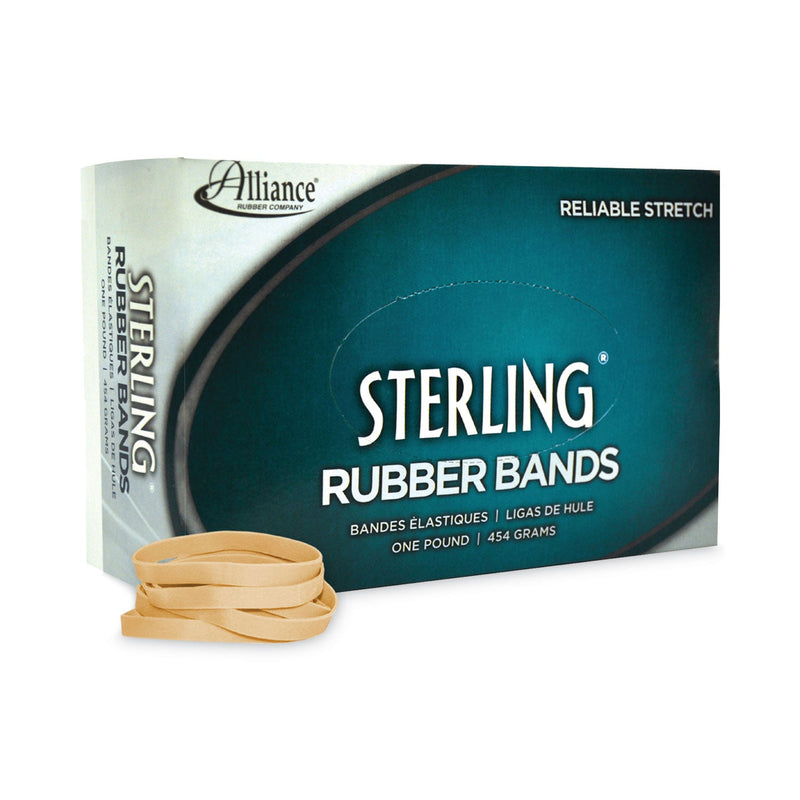 Alliance Sterling Rubber Bands, Size 62, 0.03" Gauge, Crepe, 1 lb Box, 600/Box
