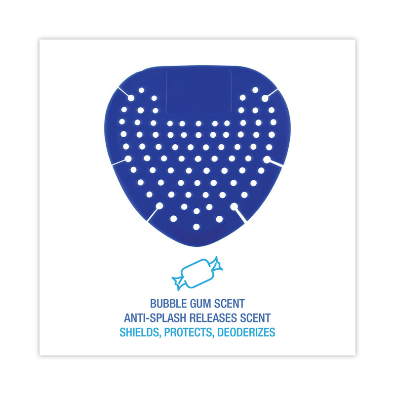 Boardwalk Urinal Screen, Bubblegum Scent, 3.5 oz, Blue, Dozen