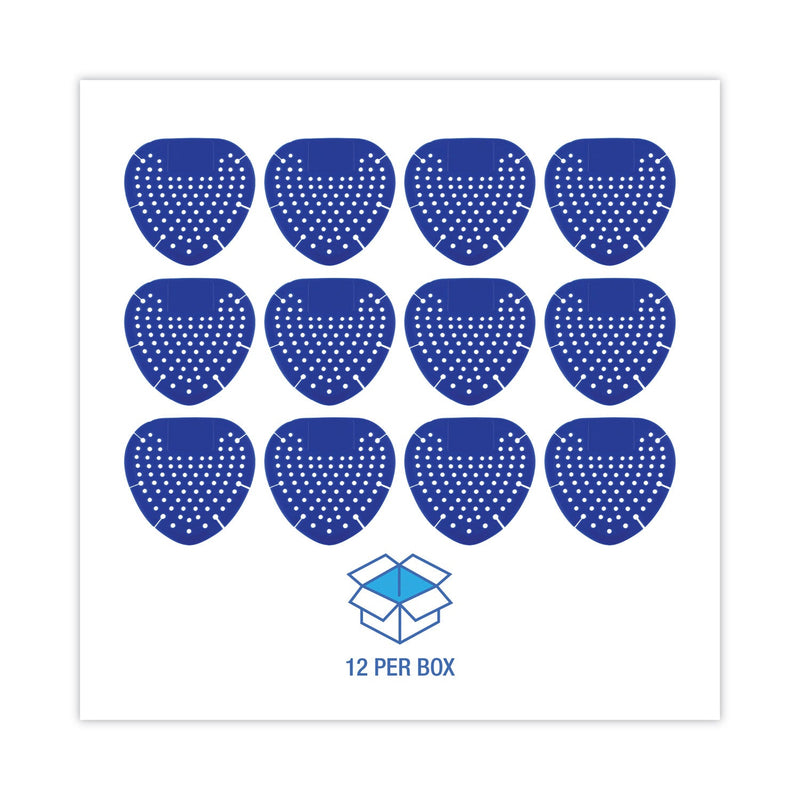 Boardwalk Urinal Screen, Bubblegum Scent, 3.5 oz, Blue, Dozen