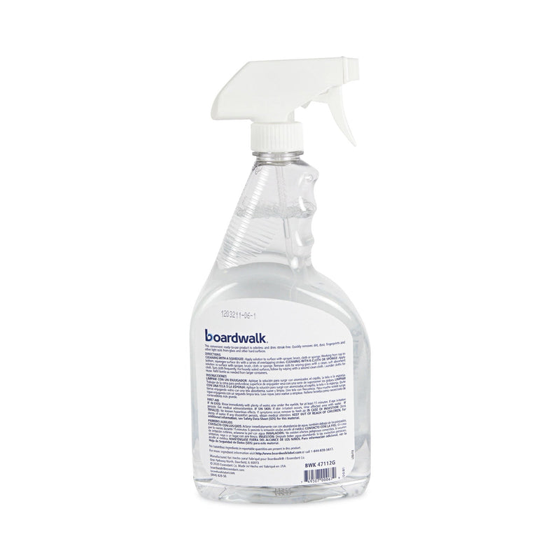 Boardwalk Natural Glass Cleaner, 32 oz Trigger Spray Bottle, 12/Carton