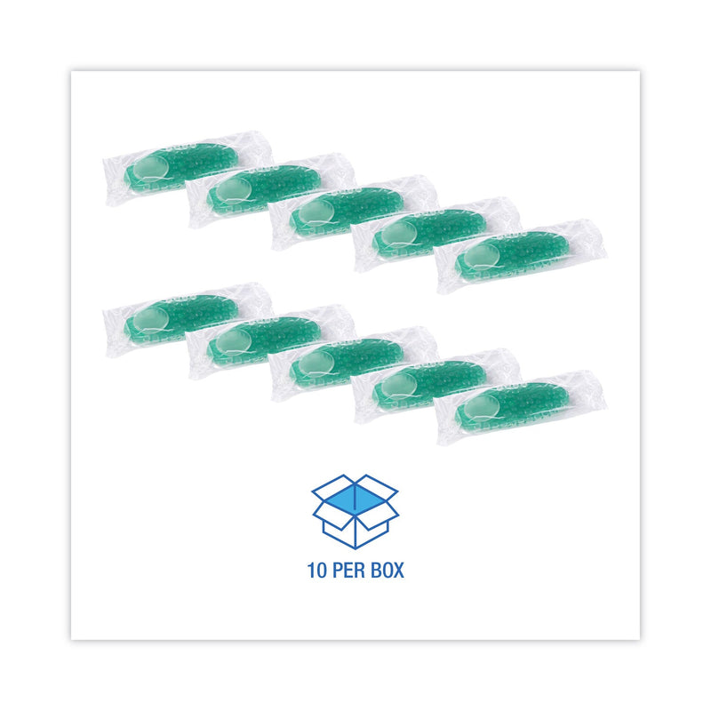 Boardwalk Curve Air Freshener, Cucumber Melon, Solid, Green, 10/Box