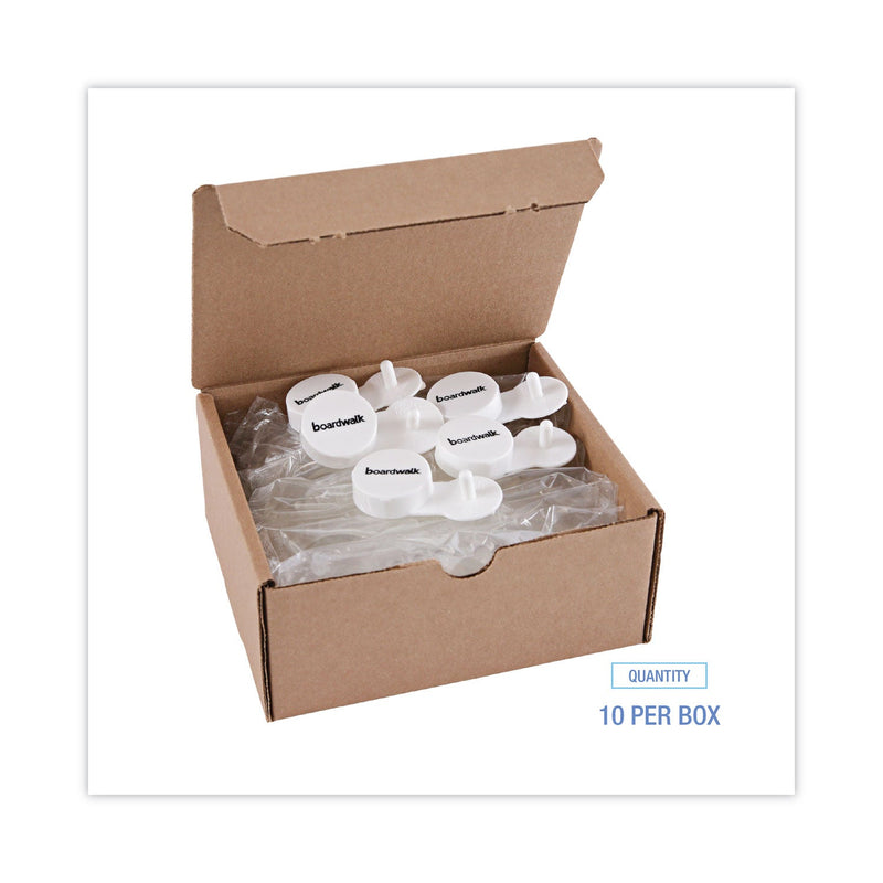 Boardwalk Curve Air Freshener, Mango, Solid, Clear, 10/Box