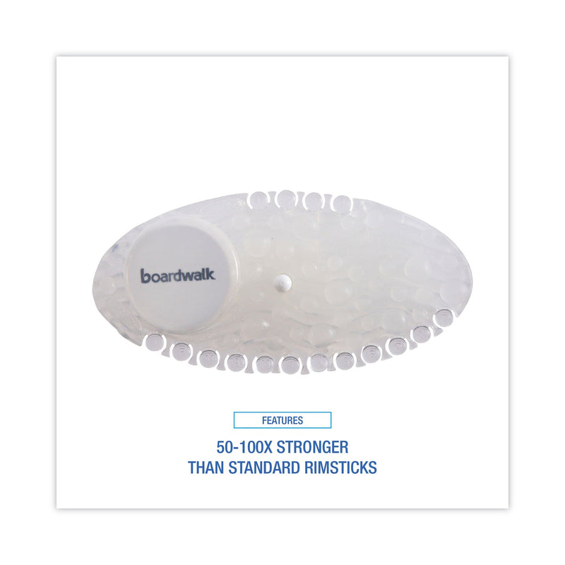 Boardwalk Curve Air Freshener, Mango, Clear, 10/Box, 6 Boxes/Carton