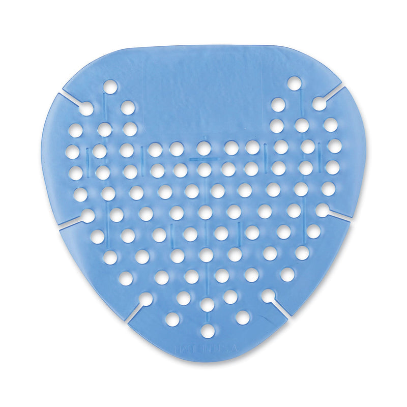 Boardwalk Gem Urinal Screens, Cotton Blossom Scent, Blue, 12/Box