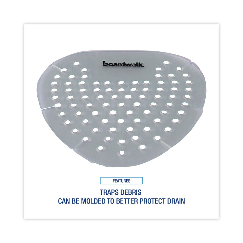 Boardwalk Gem Urinal Screens, Herbal Mint Scent, Green, 12/Box