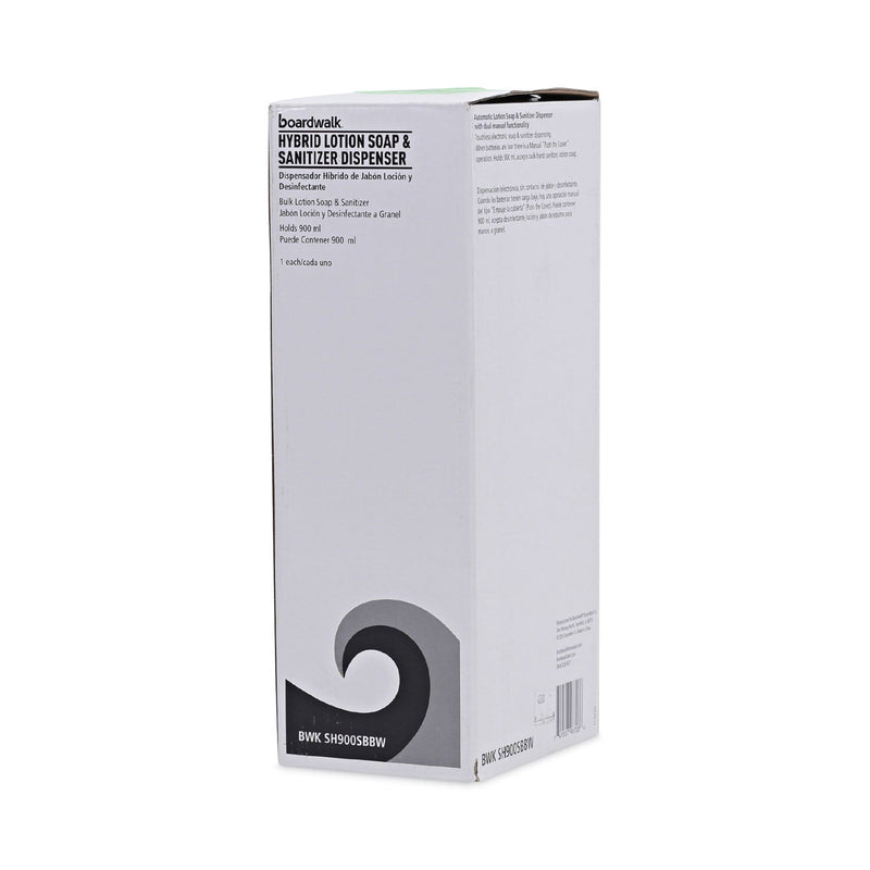 Boardwalk Bulk Fill Foam Soap Dispenser with Key Lock, 900 mL, 5.25 x 4 x 12, Black Pearl