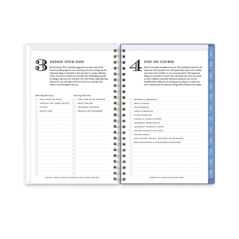 Blue Sky Day Designer Climbing Floral Blush Create-Your-Own Cover Weekly/Monthly Planner, 8 x 5, 12-Month (July-June): 2022-2023