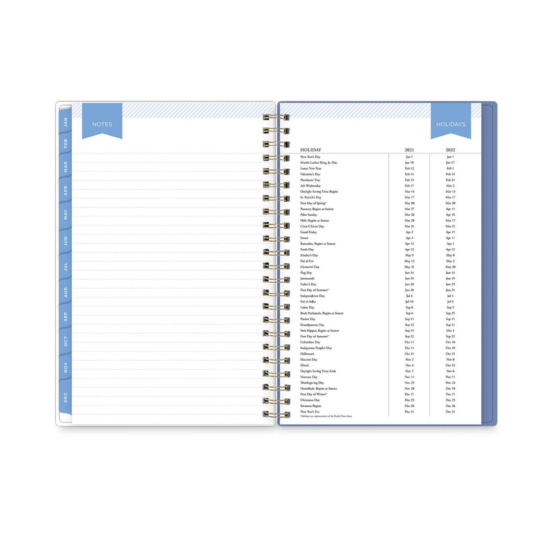 Blue Sky Day Designer Climbing Floral Blush Create-Your-Own Cover Weekly/Monthly Planner, 8 x 5, 12-Month (July-June): 2022-2023