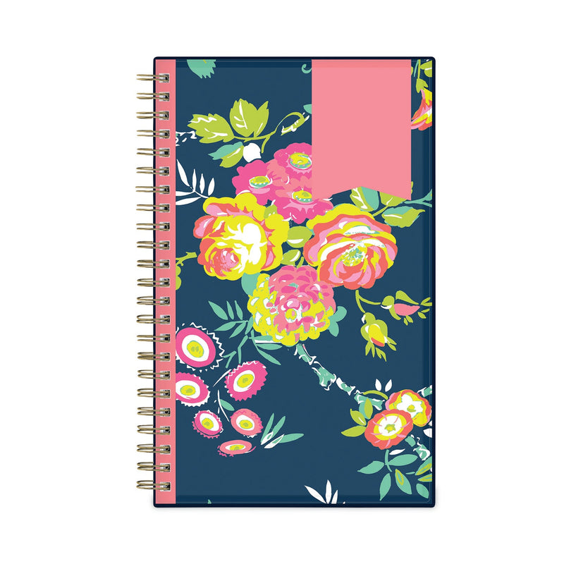 Blue Sky Day Designer Peyton Create-Your-Own Cover Weekly/Monthly Planner, Floral, 8 x 5, Navy, 12-Month (July-June): 2022 to 2023
