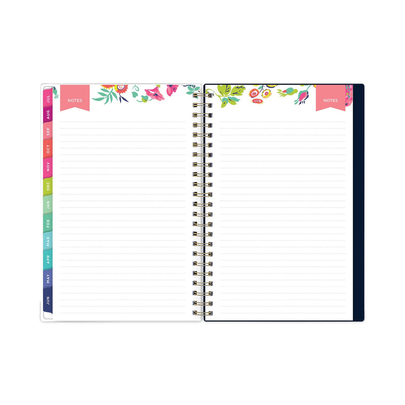 Blue Sky Day Designer Peyton Create-Your-Own Cover Weekly/Monthly Planner, Floral, 8 x 5, Navy, 12-Month (July-June): 2022 to 2023