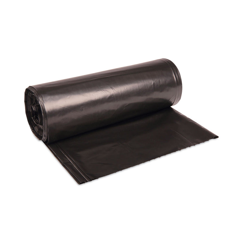 Boardwalk High-Density Can Liners, 56 gal, 19 microns, 43" x 47", Black, 150/Carton