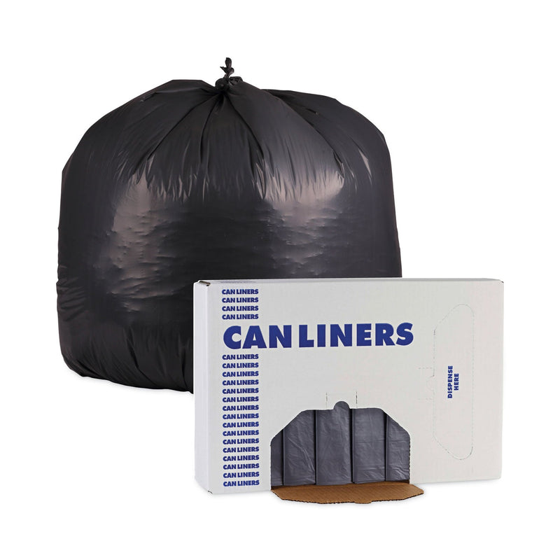 Boardwalk Linear Low Density Industrial Can Liners, 33 gal, 1.3 mil, 33 x 39, Gray, 100/Carton