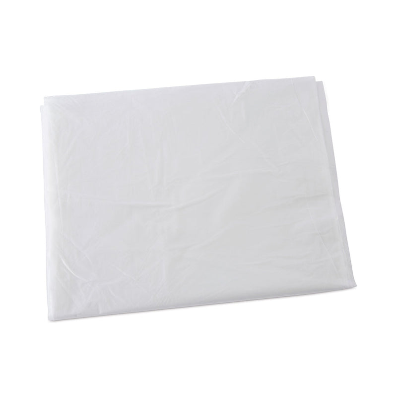 Boardwalk High Density Industrial Can Liners Flat Pack, 60 gal, 16 microns, 38 x 60, Natural, 100/Carton