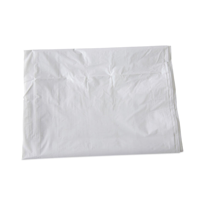 Boardwalk Linear Low Density Industrial Can Liners, 10 gal, 0.5 mil, 24 x 23, White, 500/Carton