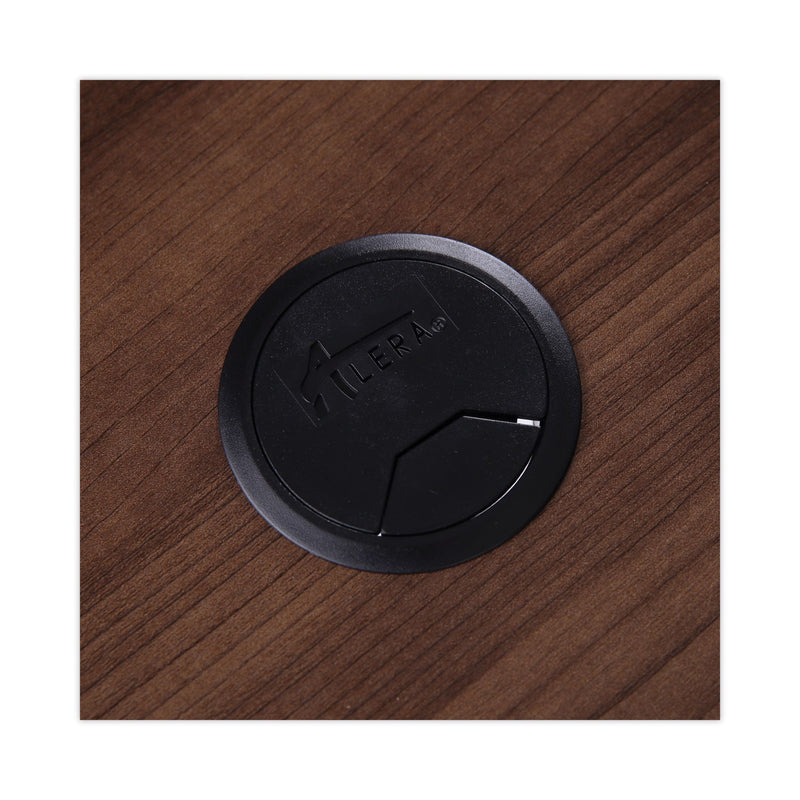 Alera Industrial Series Table Desk, 47.25" x 23.63" x 29.5", Modern Walnut