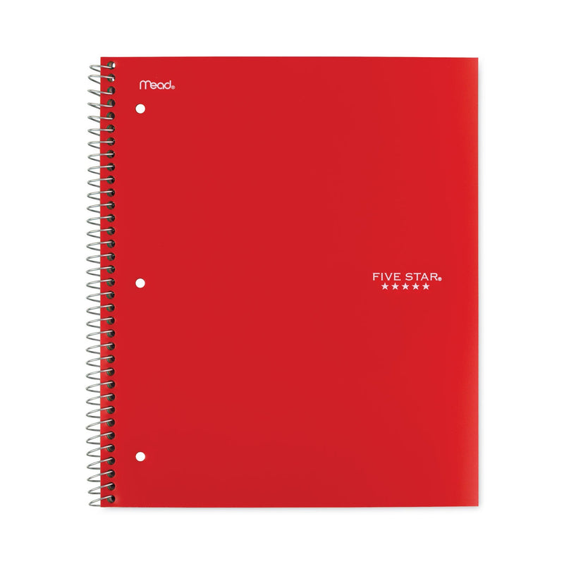 Five Star Wirebound Notebook, 5 Subject, 8 Pockets, Medium/College Rule, Randomly Assorted Covers, 11 x 8.5, 200 Sheets