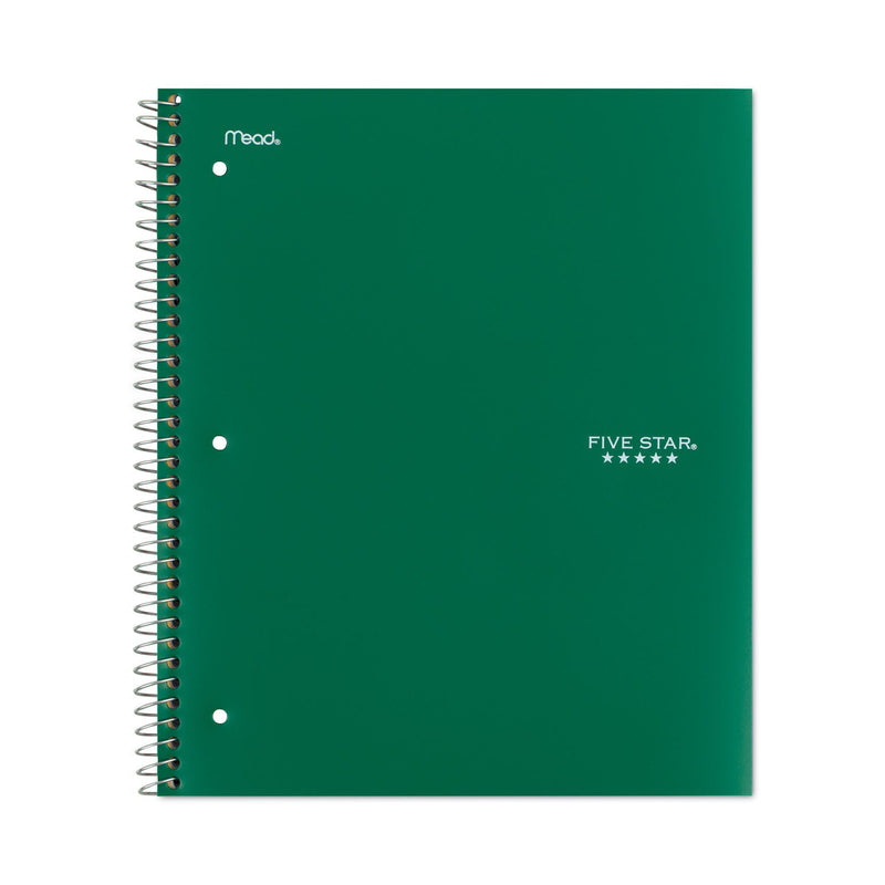 Five Star Wirebound Notebook, 1 Subject, Medium/College Rule, Randomly Assorted Covers, 11 x 8.5, 100 Sheets, 6/Pack