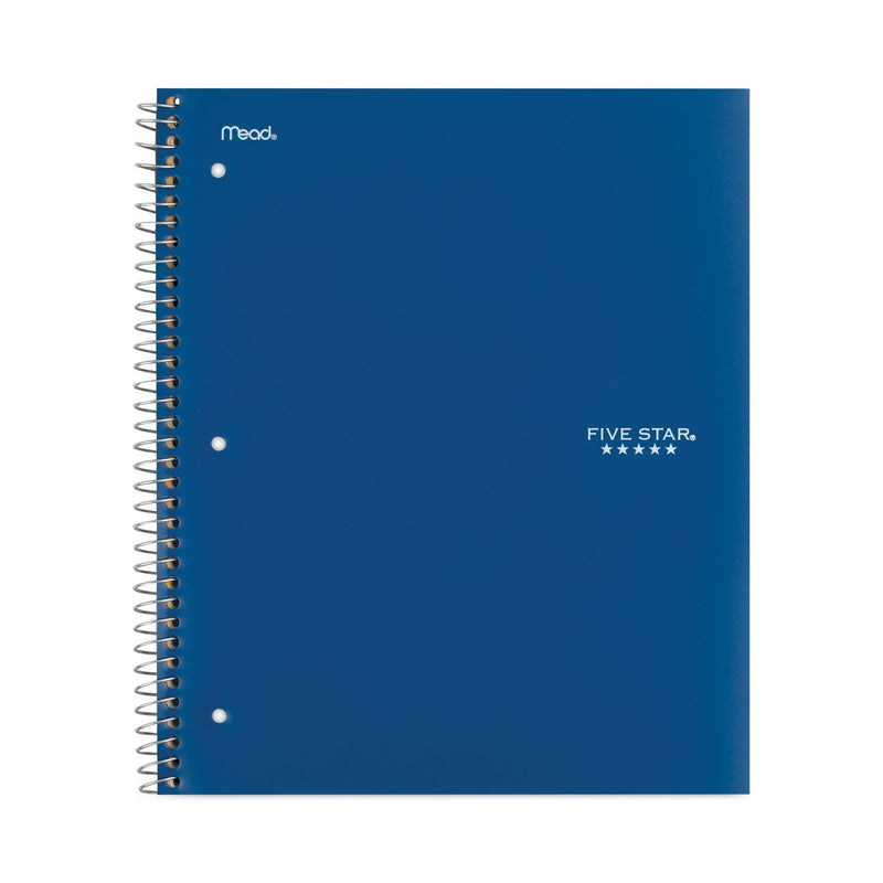 Five Star Wirebound Notebook, 5 Subject, 8 Pockets, Medium/College Rule, Randomly Assorted Covers, 11 x 8.5, 200 Sheets
