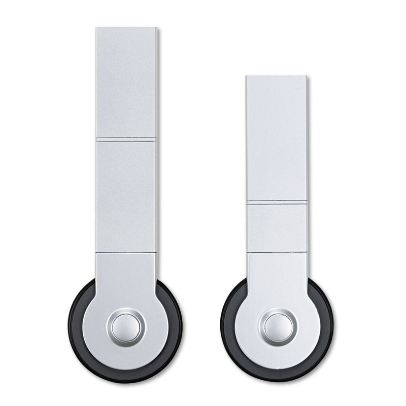 Quartet Premium Workstation Privacy Screen, 38w x 64d, Translucent Clear/Silver