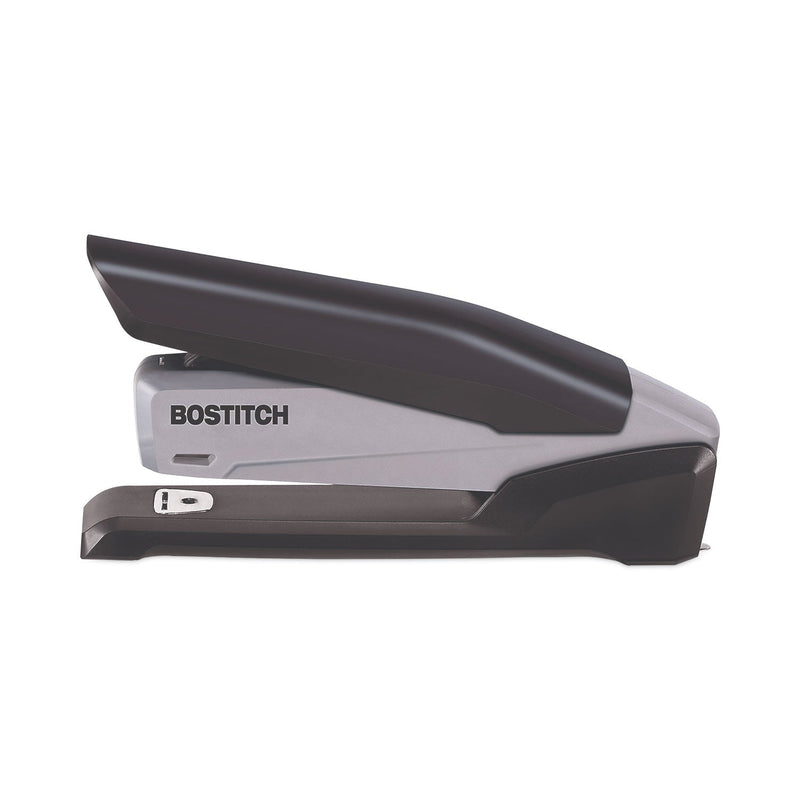 Bostitch InPower Spring-Powered Premium Desktop Stapler, 20-Sheet Capacity, Black/Gray